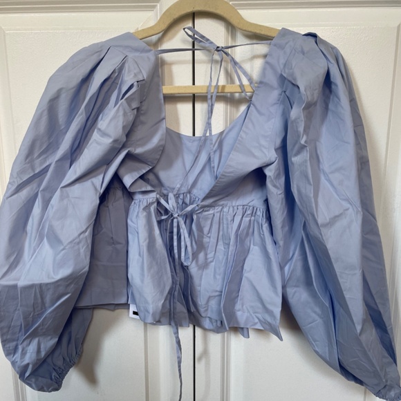LPA Light Blue Blouse - Picture 4 of 6